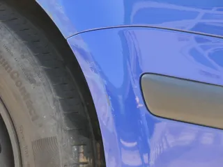 VW Golf 4 1J Stoßstange vorne Stoßfänger vorn blau LA5C - Bild 18