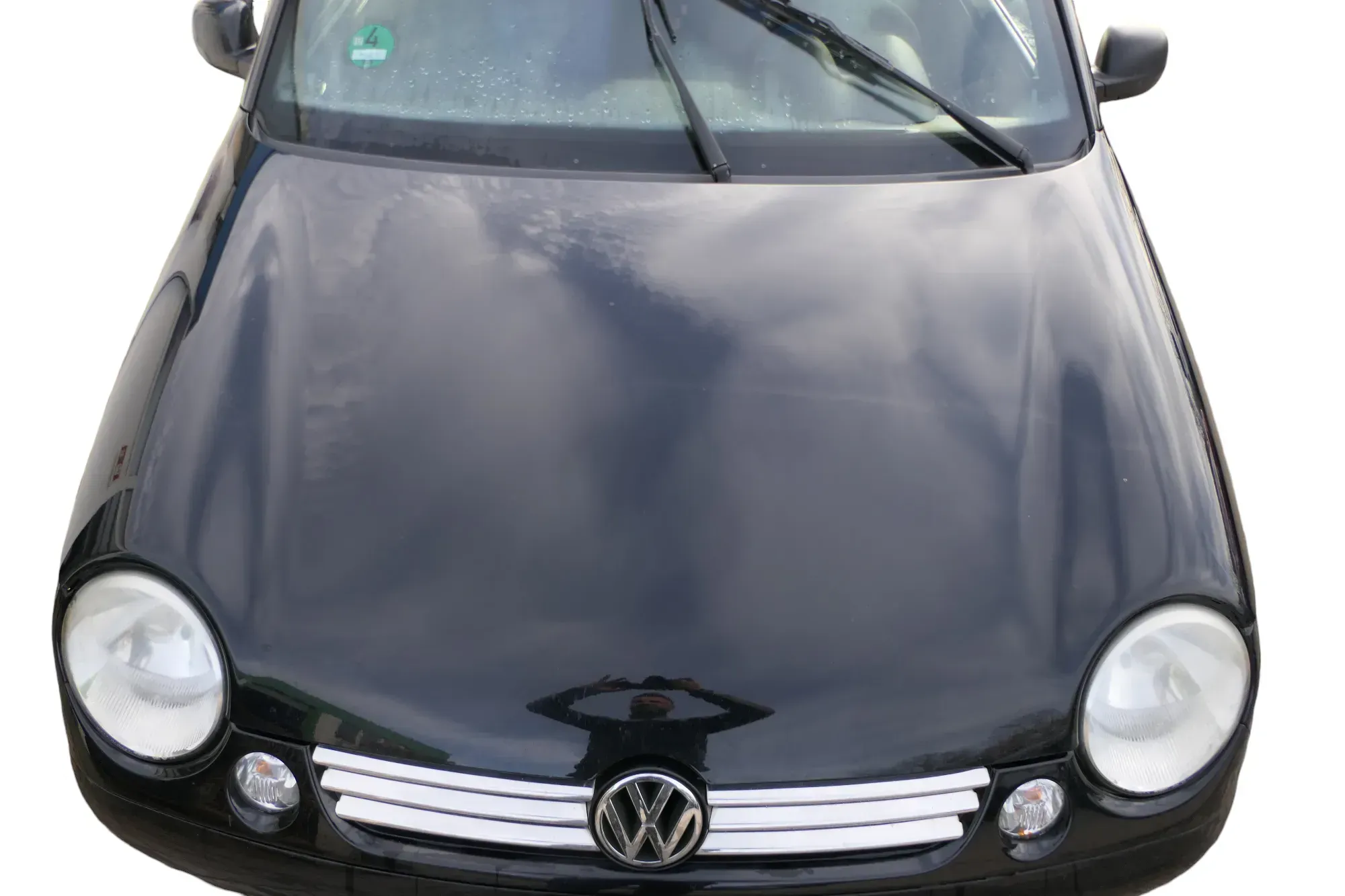 VW Lupo Motorhaube Klappe Frontklappe Haube vorne schwarz L041 uni - Bild 1