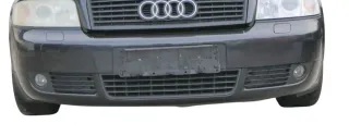 Audi A6 4B Frontstoßstange Stoßstange vorne Stoßfänger schwarz LZ9W Facelift SWR - Bild 1