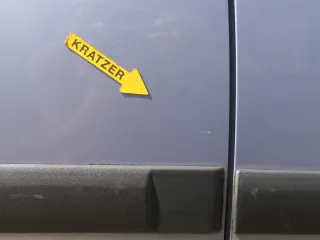 Skoda Roomster 5J Tür hinten rechts grau LF5Y (ohne Anbauteile - mit Scheibe) - Bild 6