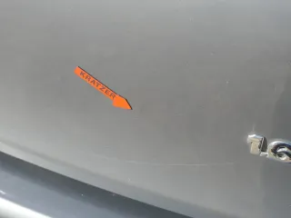 VW Golf 5 V Heckklappe hinten Kofferraumklappe + Scheibe grau LA7T - Bild 5