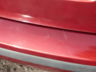 Skoda Fabia 6Y Kombi Stufenhec Stoßstange hinten Heckstoßstange rot braun LF3T - Bild 15