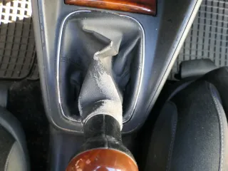Golf 4 Bora Schaltknauf Schaltsack schwarz TDI Holz Dekor wurzelnuss klein - Bild 5