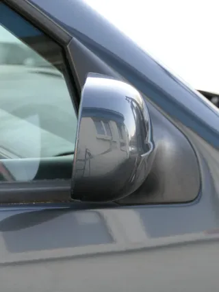 VW Golf 4 Bora elektrischer Spiegel vorne rechts Außenspiegel grau LC7V + Glas - Bild 5