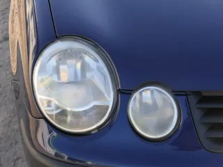 VW Polo 9N Stoßstange Frontstoßstange vorne blau LB5N - Bild 6