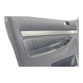 1x A6 4B Türverkleidung Verkleidung Tür vorne links Leder blau royalblau - Bild 4