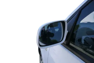 VW Lupo Arosa elektrischer Spiegel Außenspiegel links weiß LB9A - Bild 3