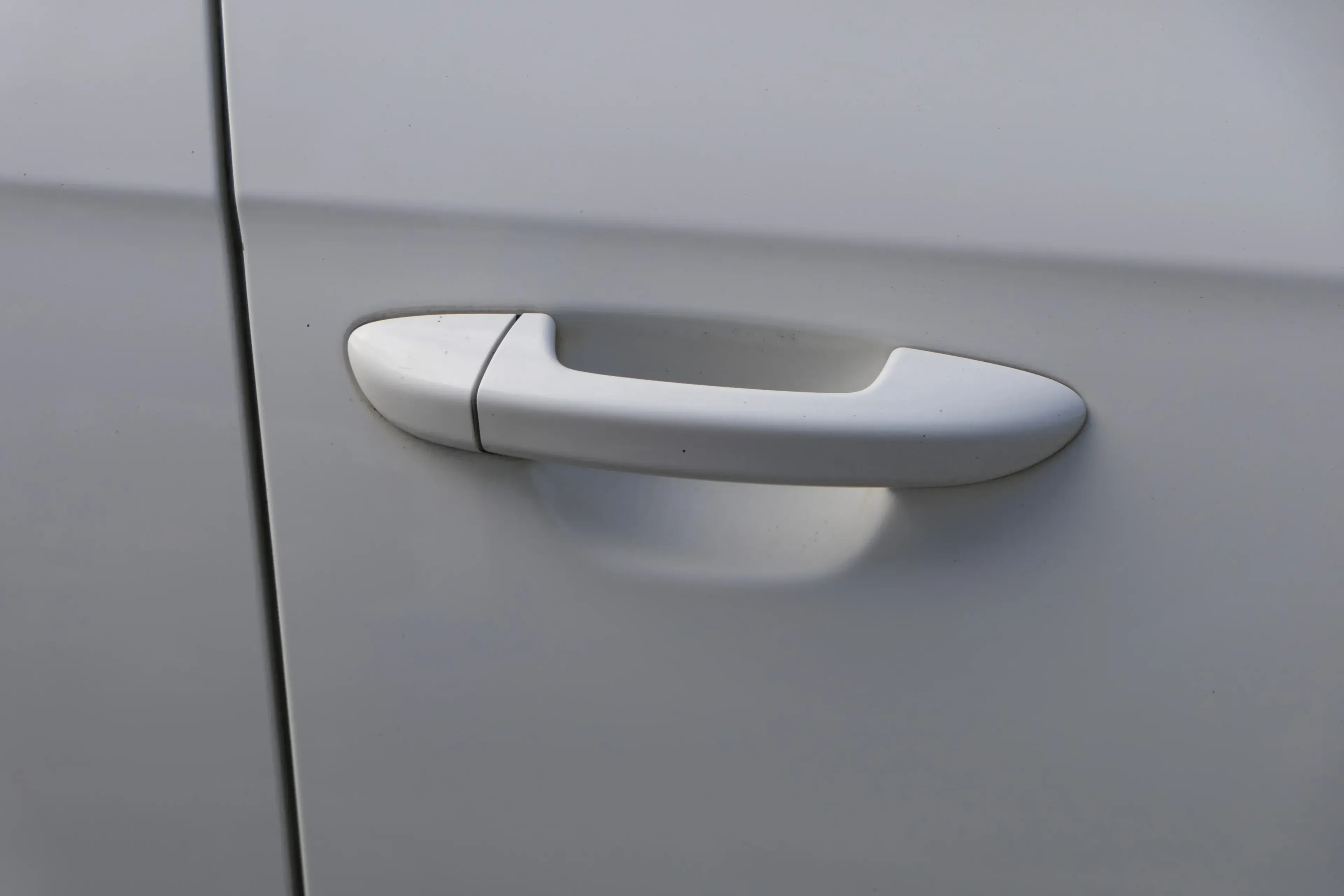 1x VW Passat 3C Türgriff Tür Griff vorne / hinten rechts außen weiß LB9A - Bild 1