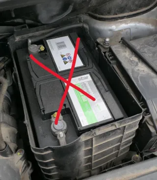 Golf 5 Passat Batteriekasten Kasten Abdeckung Batterie Diesel + Halter - Bild 2