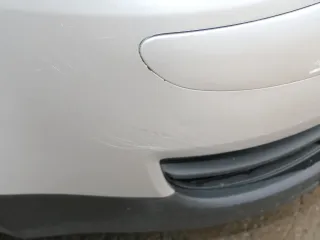 VW Touran 1T Stoßstange vorne Frontstoßstange Stoßfänger silber LA7W - Bild 9