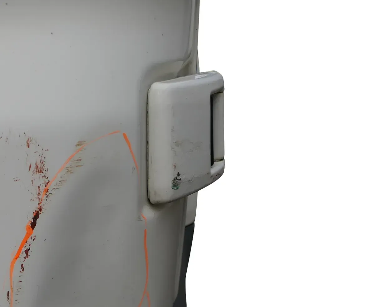 1x VW T% Scharniere für Tür für Flügeltür rechts hinten unten weiß - Bild 1