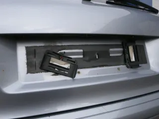Audi A3 8P 2/3-Türer Heckklappe Klappe hinten grau LY7J 2/3-Türer Scheibe - Bild 7