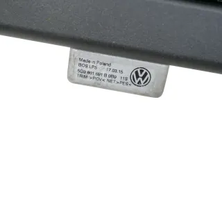 VW Golf 7 5G Kombi Hundegitter Trenngitter Gitter Trennetz Hundenetz schwarz - Bild 5
