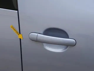 Skoda Roomster 5J Tür vorne rechts Beifahrertür - blau LF5Y Scou mit Leiste - Bild 3