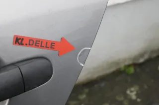 VW Golf 5 V 1K Tür Türblatt hinten links 4/5-Türer grau LA7T mit Scheibe - Bild 3