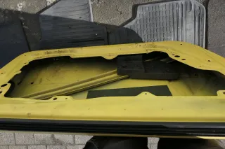 Seat Ibiza 6L Tür Fahrertür 3-Türer vorne links gelb LS1H - Bild 2