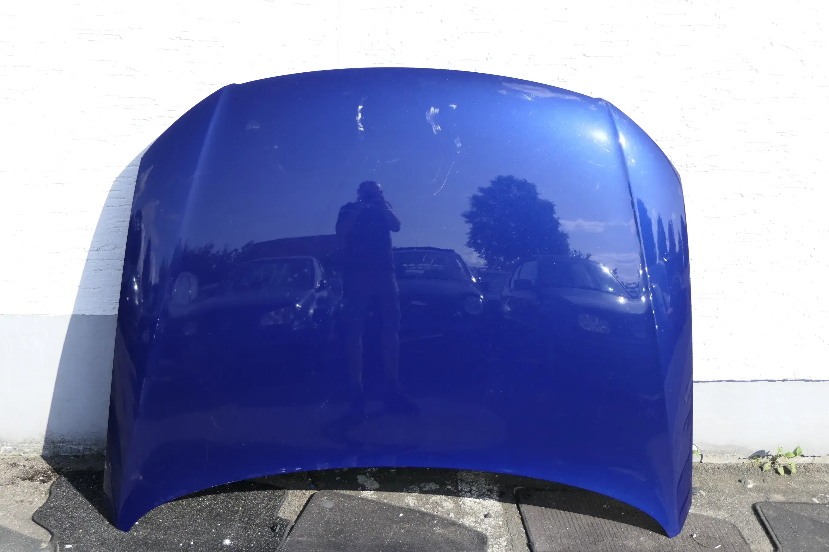 VW Passat 3C Motorhaube Klappe vorne vorn Haube blau LC5E - Bild 1