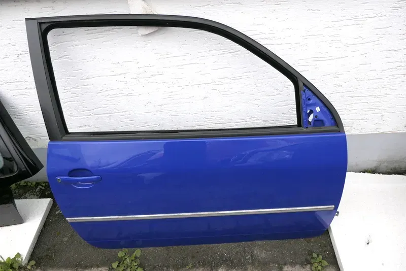 VW Lupo Seat Arosa Tür vorne rechts Beifahrertür blau LW5Z (für elektr.Fenster)0 - Bild 1