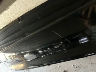 Audi A4 8E B6 Kombi Avant Stoßstange hinten mit Spoiler schwarz LZ9W - Bild 4