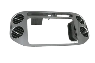 VW Tiguan 5N Mittelkonsole Verkleidung um Navi Lüftungsdü 5N0858069J schwarz/alu - Bild 1