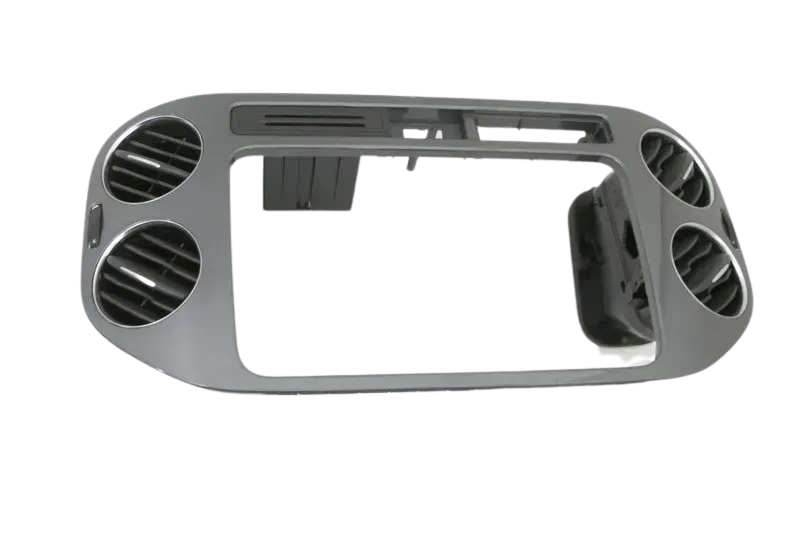 VW Tiguan 5N Mittelkonsole Verkleidung um Navi Lüftungsdü 5N0858069J schwarz/alu - Bild 1