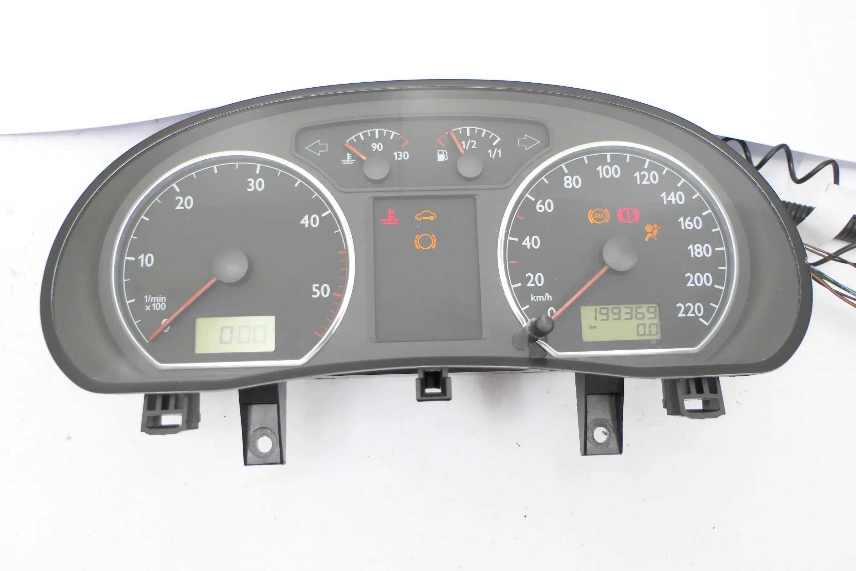 VW Polo 9N Tacho Tachometer Kombiinstrument 199.000km 6Q0920801M 1,4 TDI AMF BA - Bild 1