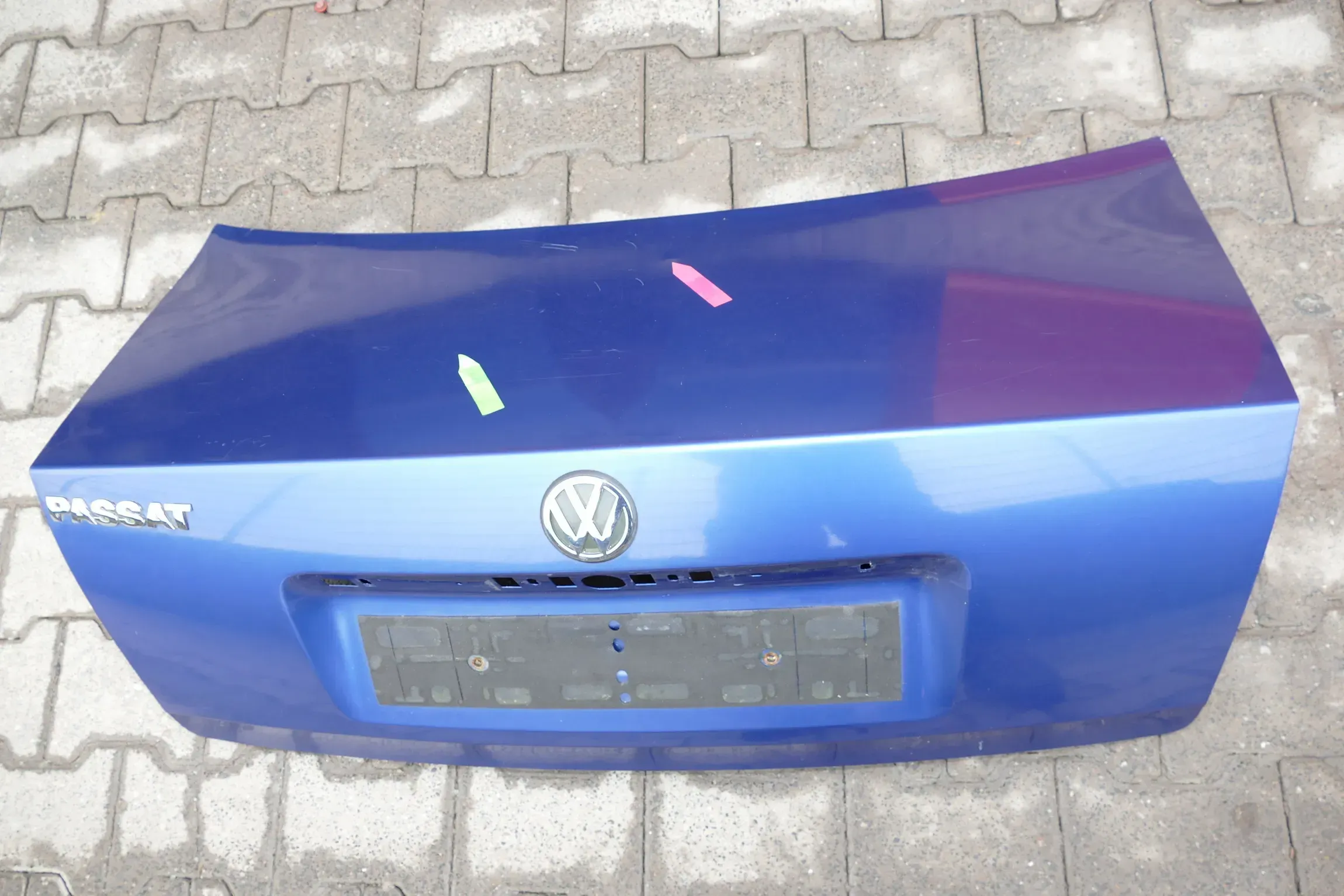 VW Passat 3B Limousine Heckklappe Klappe hinten Kofferraumklappe blau LR5V - Bild 1