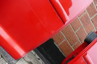 VW Bora Tür hinten rechts nur Limousine rot LP3G (ohne die große Scheibe) - Bild 6