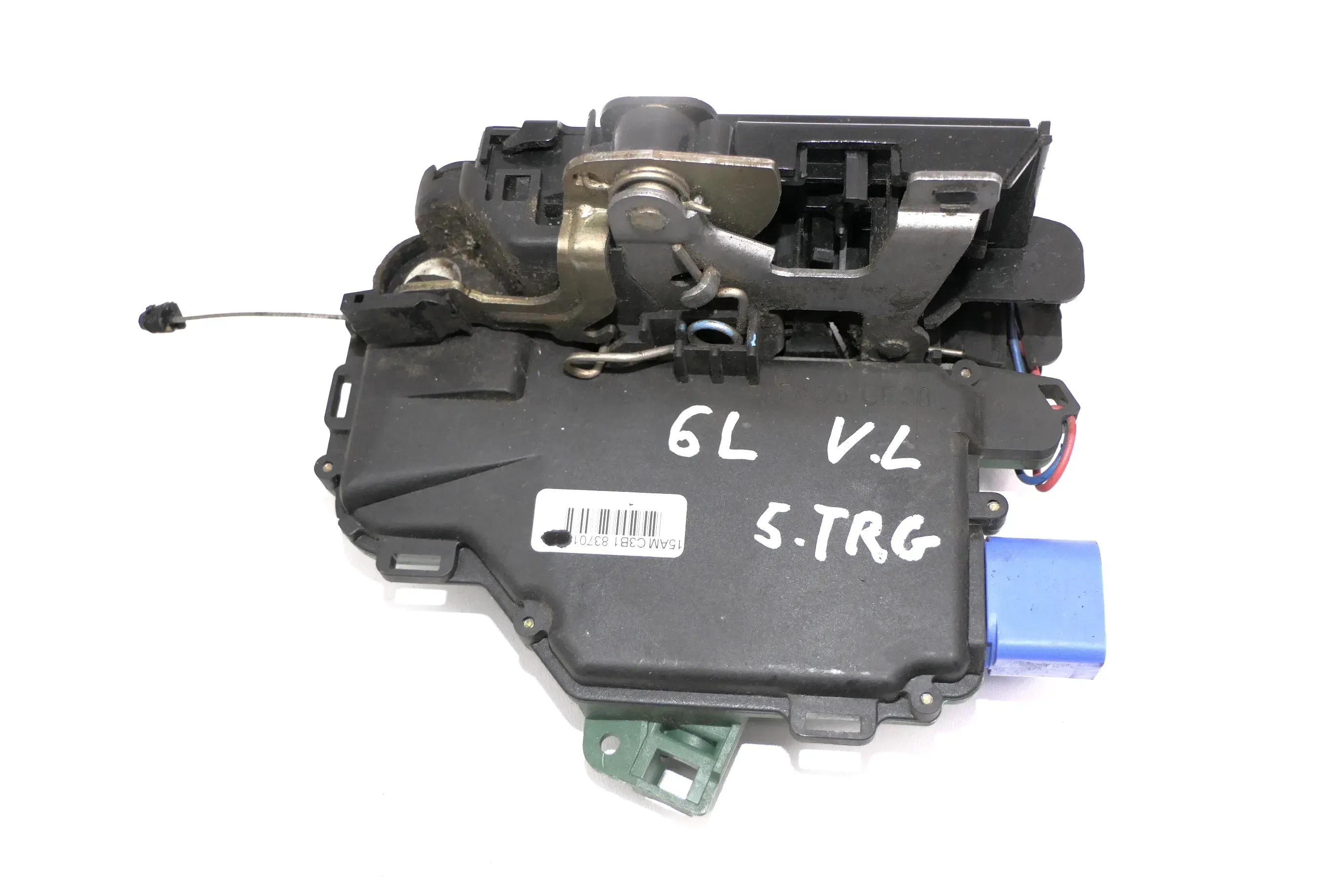 VW Polo 9N Tür Türschloß Zentralverriegelung links vorne 3B1837015AQ 4/5-Türer - Bild 1