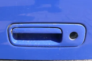 VW Polo 6N2 Heckklappe Klappe hinten Kofferraumklappe blau LA5C - ohne Anbauteil - Bild 2