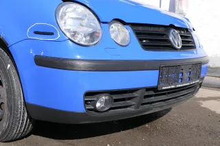 VW Polo 9N Stoßstange Frontstoßstange vorne blau hellblau LA5F SWR - Bild 4