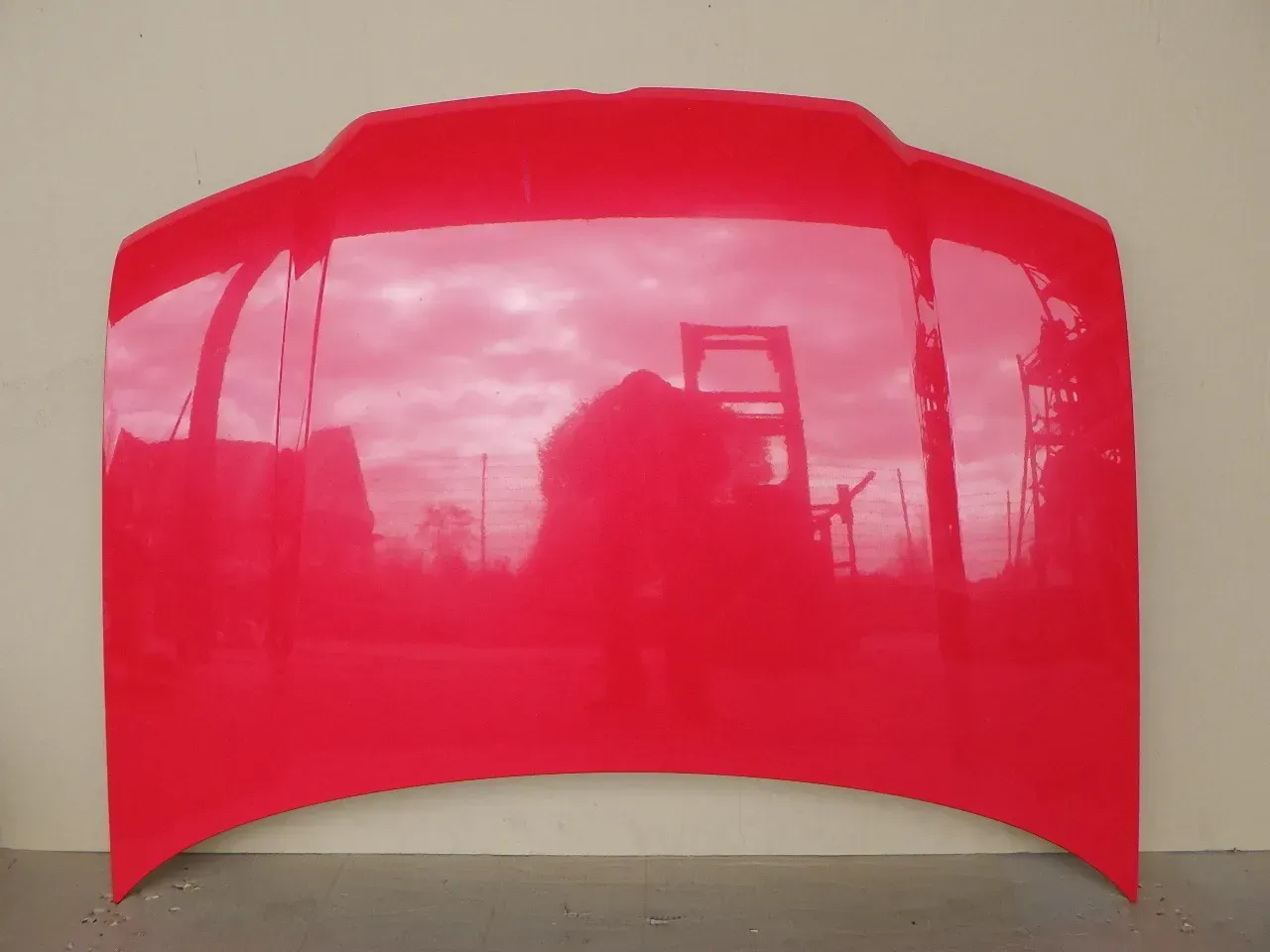 VW Bora Motorhaube Haube Klappe vorne rot LP3G - Bild 1