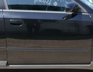 Audi A4 B6 8E nur Türblatt vorne rechts Beifahrertür schwarz LY9B Kombi+Limo Tür - Bild 1