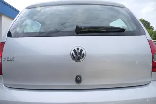 VW Fox 5Z Heckklappe Kofferraumklappe Klappe hinten + Scheibe silber LA7W - Bild 5