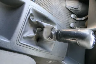 VW Polo 9N 9N3 Schaltknauf Schaltsack Schaltung 6Q1711113G Leder schwarz - Bild 6