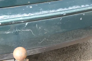 VW Golf 4 Bora Kombi Stoßstange hinten Heckstoßstange Stoßfänger grün LC6M - Bild 8