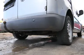 VW Caddy 2K Stoßstange hinten Heckstoßstange Stoßfänger grau graphit nicht lack - Bild 4