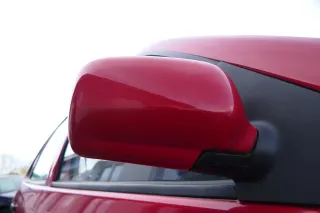 VW Polo 6N mechanisch manuell Spiegel Außenspiegel rechts rot LP3G - Bild 3