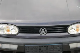 VW Golf 3 auch Cabrio Stoßstange vorne Stoßfänger vorn schwarz - Bild 5