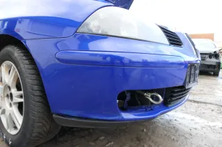 Seat Ibiza 6L Stoßstange Frontstoßstange vorne blau LS5G bis caAnfang2006 - Bild 3