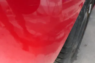 VW Fox 5Z Stoßstange hinten Stoßfänger rot LY3D Heckstoßstange - Bild 10