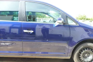 VW Touran 1T3 1T Tür vorne rechts Beifahrertür blau LB5N -ohne Anbauteile - Bild 1