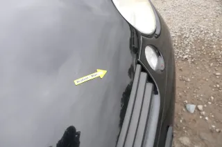 VW Lupo Motorhaube Klappe Frontklappe Haube vorne schwarz L041 uni - Bild 9