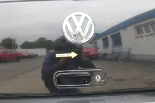 VW Lupo 6X Heckklappe Klappe Kofferraumklappe Scheibe schwarz L041 - Bild 8