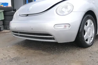 VW New Beetle 9C Stoßstange vorne Stoßfänger vorn silber grau LG9R - Bild 3