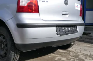 VW Polo 9N 9N3 Stoßstange Heckstoßstange hinten silber LA7W - Bild 5