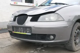 Seat Ibiza 6L Stoßstange Frontstoßstange vorne grau LS7U bis caAnfang2006 - Bild 3