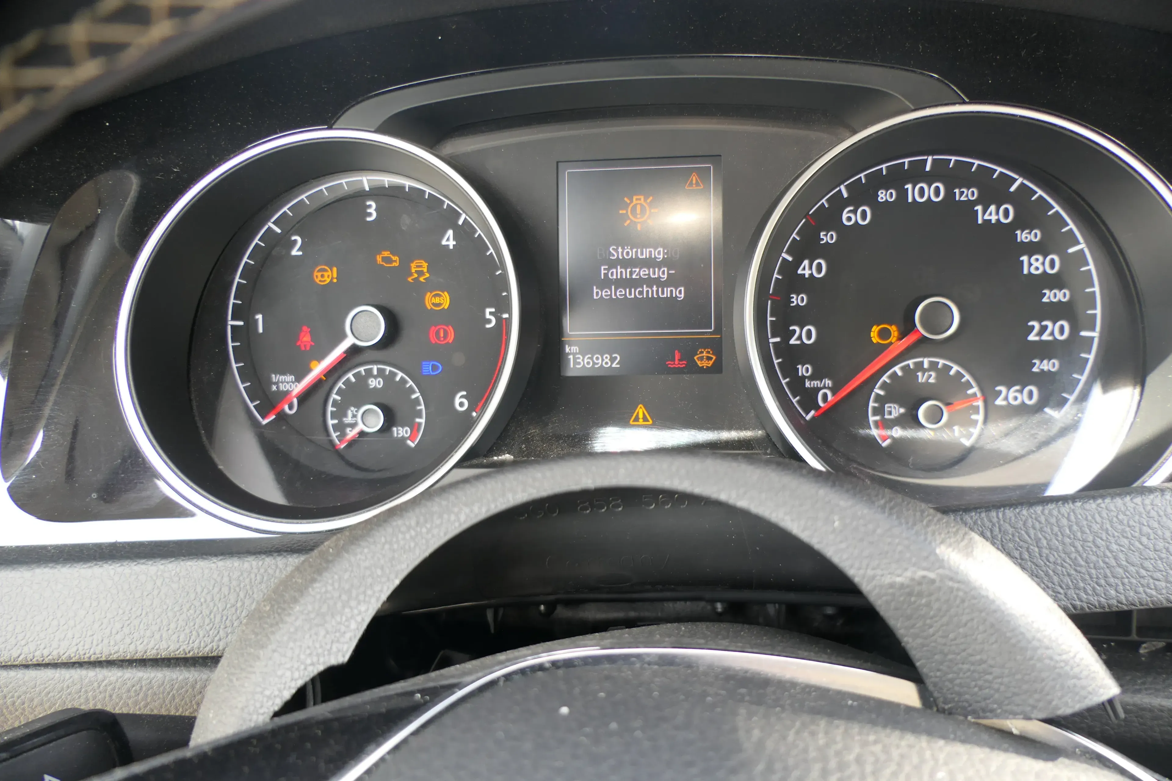 VW Golf 7 5G AU Tacho Tachometer Kombiinstrument 5G1920751 2,0 TDI 136.982 km - Bild 1