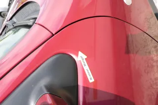 Seat Leon Toledo 1M Tür vorne rechts Beifahrertür rot LS3R - Bild 9