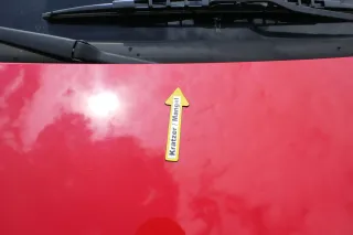 VW Polo 6N Motorhaube Klappe vorn vorne rot LP3G - Bild 2